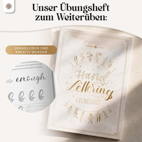 "Handlettering Starter"-Set (Buch + Stifte)