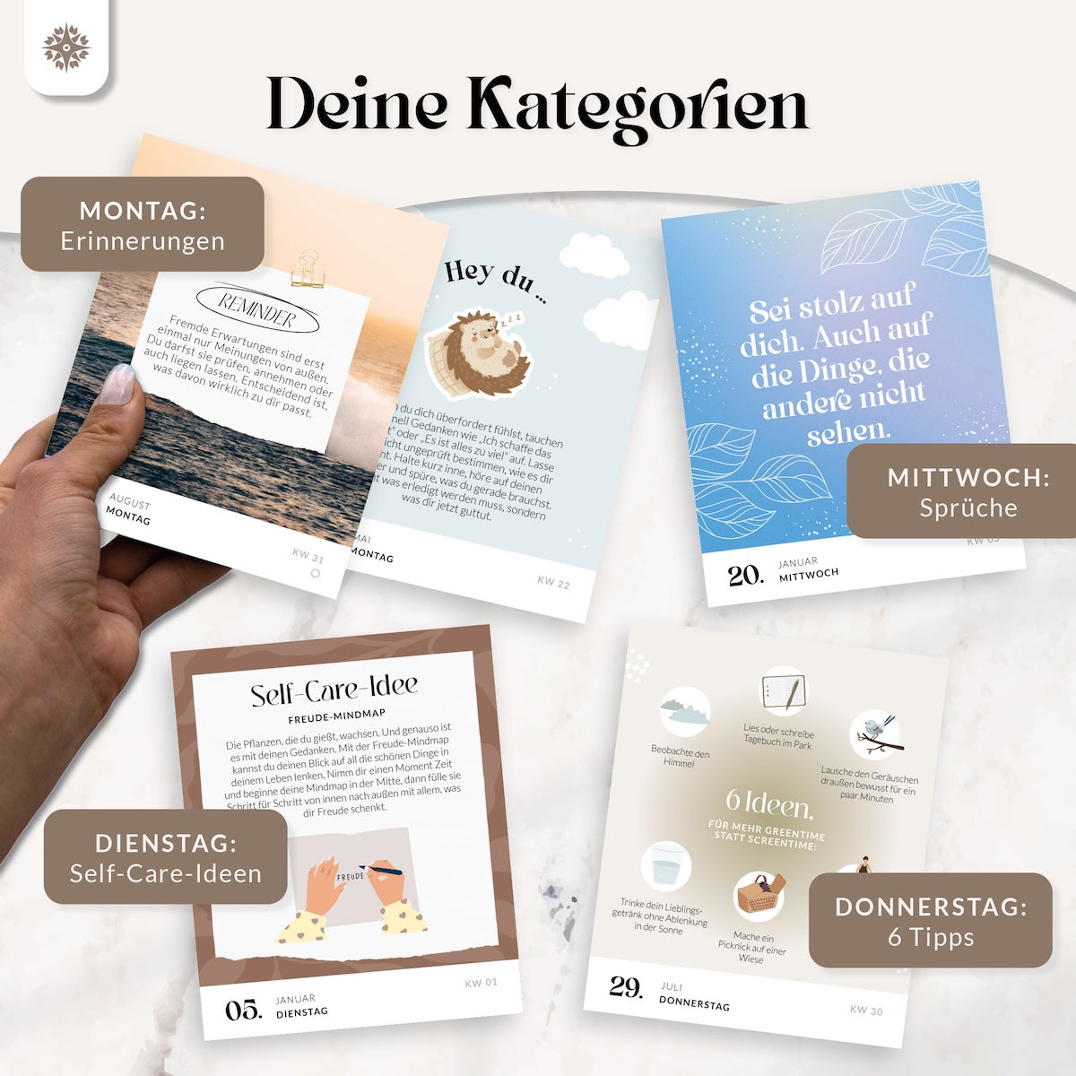 Abreißkalender 2027 - 365 Tage Achtsamkeit