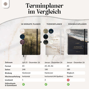 Kalender 2025/2026 - 18 Monate