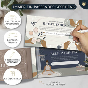 Gutscheinheft - 22 Gutscheine zum Verschenken