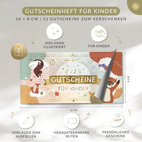 Gutscheinheft - 22 Gutscheine zum Verschenken