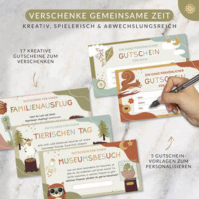 Gutscheinheft - 22 Gutscheine zum Verschenken