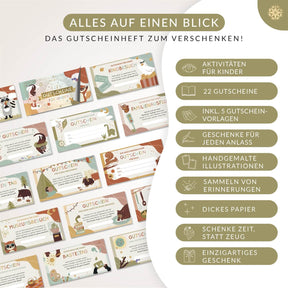 Gutscheinheft - 22 Gutscheine zum Verschenken