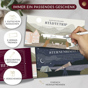 Gutscheinheft - 22 Gutscheine zum Verschenken