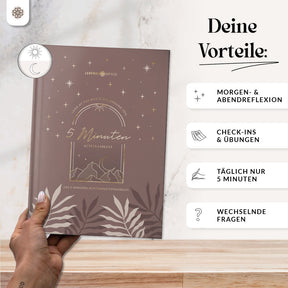 5 Minuten Achtsamkeitstagebuch