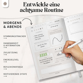5 Minuten Achtsamkeitstagebuch