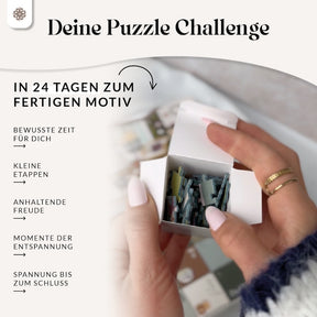 Adventskalender Puzzle - 24 Tage Puzzle-Challenge