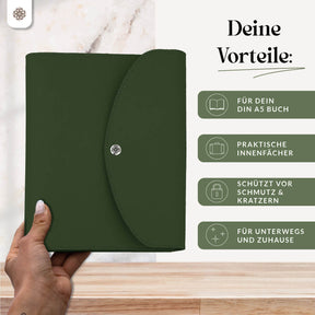 PU Buchcover für DIN A4 & A5 Bücher