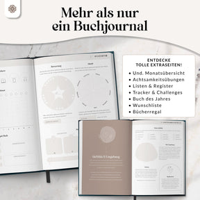 Buchjournal - Lesetagebuch zum Ausfüllen