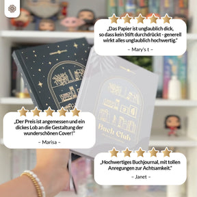 Buchjournal - Lesetagebuch zum Ausfüllen