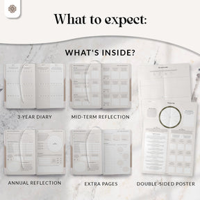 3-Jahres-Tagebuch Deeptalk "SAHARA" - Englische Version