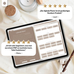 Digitaler 18 Monate Terminplaner  - PDF mit Hyperlinks