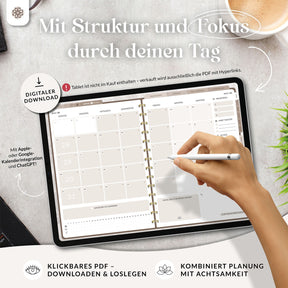 Digitaler 18 Monate Terminplaner  - PDF mit Hyperlinks