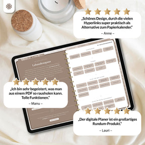 Digitaler 18 Monate Terminplaner  - PDF mit Hyperlinks