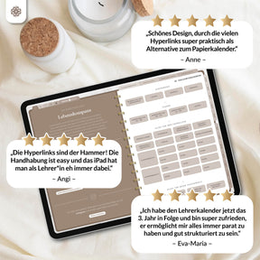 Digitaler Lehrerkalender - PDF mit Hyperlinks