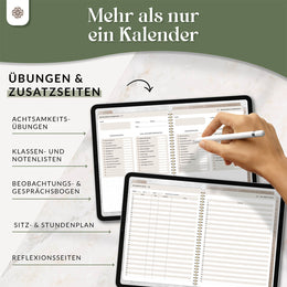 Digitaler Lehrerkalender - PDF mit Hyperlinks