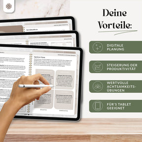 Digitaler Produktivitätsplaner - PDF mit Hyperlinks