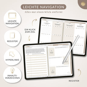 Digitales 3-Jahres-Tagebuch "DEEPTALK" - PDF mit Hyperlinks