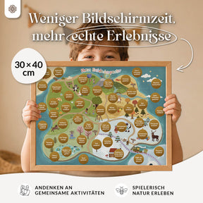 Entdeckerposter für Kinder - Rubbelposter