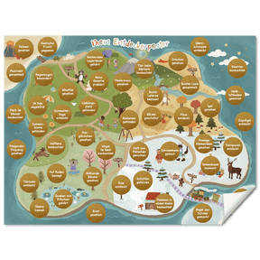 Entdeckerposter für Kinder - Rubbelposter