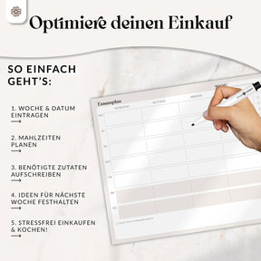 FlexiPlan® Essensplan - Selbsthaftend