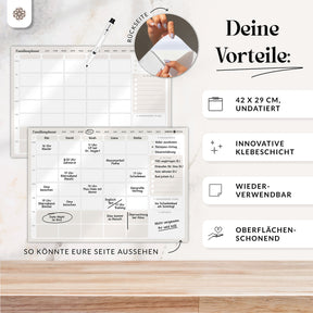 FlexiPlan - Selbsthaftender Wandplaner