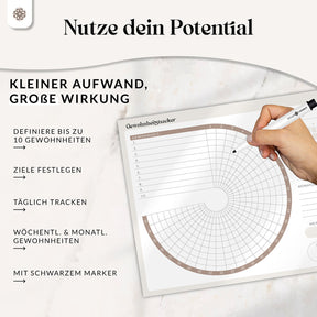FlexiPlan® Gewohnheitstracker - Selbsthaftend