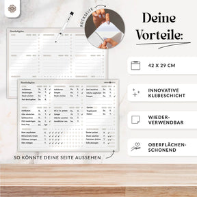 FlexiPlan® Haushaltsplan - Selbsthaftend