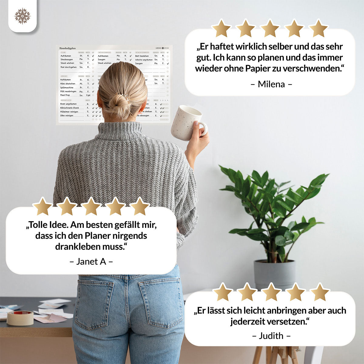 FlexiPlan® Whiteboard - Selbsthaftend
