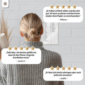 FlexiPlan® Einkaufsliste - Selbsthaftend