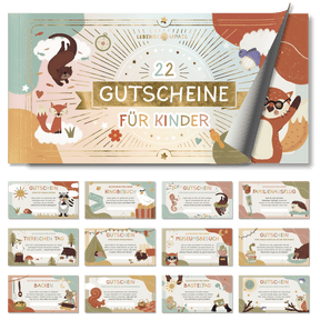 Gutscheinheft für Kinder - 22 Gutscheine zum Verschenken