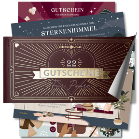 Gutscheinheft - 22 Gutscheine zum Verschenken