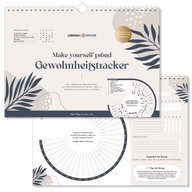 Gewohnheitstracker für 12 Monate - DIN A4 Habit Tracker