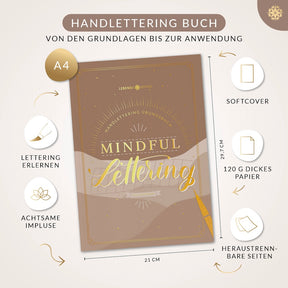 Handlettering Übungsbuch "Mindful Lettering"