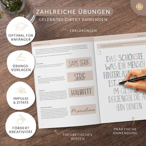 Handlettering Übungsbuch "Mindful Lettering"