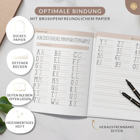 Handlettering Übungsbuch "Mindful Lettering"