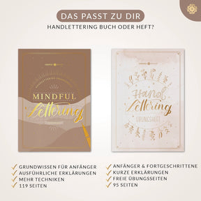Handlettering Übungsbuch "Mindful Lettering"