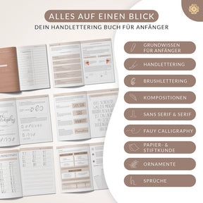 Handlettering Übungsbuch "Mindful Lettering"