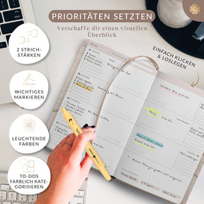 Textmarker Stifte - 6er Set Highlighter