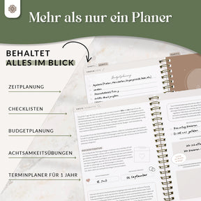 Hochzeitsplaner mit Poster