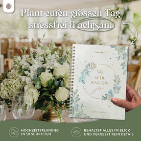 Hochzeitsplaner mit Poster