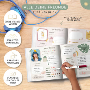 Freundebuch für Schulkinder