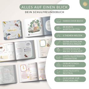 Freundebuch für Schulkinder