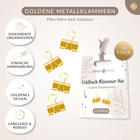 12er Foldback-Klammer-Set