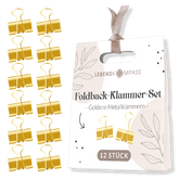 12er Foldback-Klammer-Set