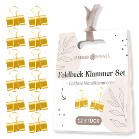 12er Foldback-Klammer-Set