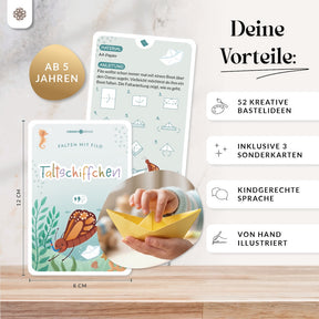 Kreativkarten für Kinder - 52 Bastelaufgaben