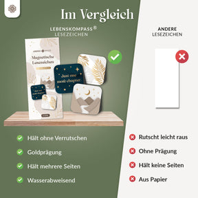 Magnetische Lesezeichen 3-er Set