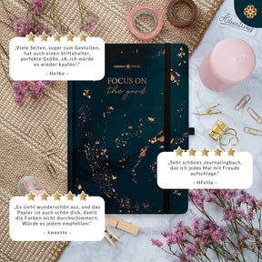 Bullet Journal "PRO" DIN A5 - Notizbuch mit Punktraster