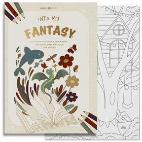 Malbuch für Kinder "INTO MY FANTASY"